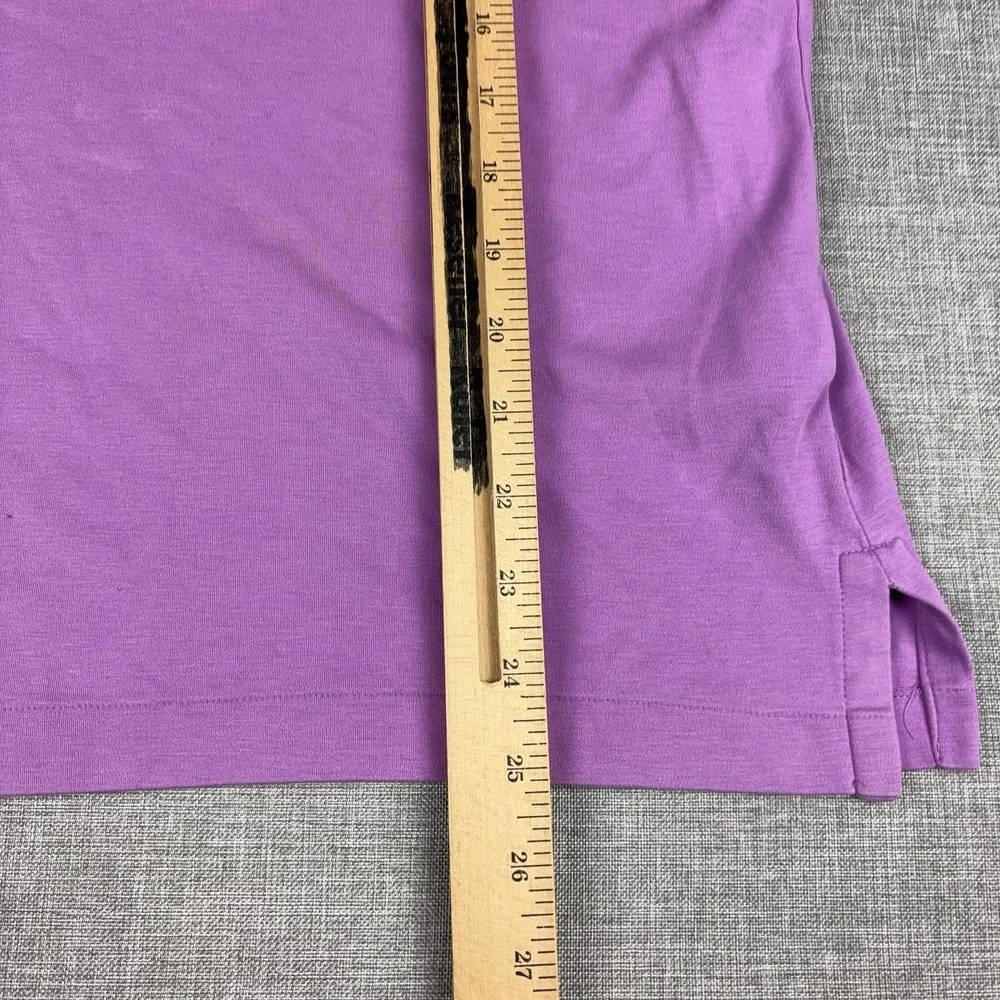 Polo Ralph Lauren Polo Shirt Mens L Purple Cotton Classic Short Sleeve Logo